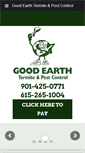 Mobile Screenshot of goodearthtermiteandpest.com